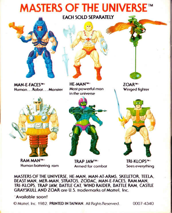 masters of the universe list